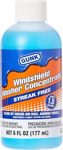 Gunk M506 Concentrated Windshield Washer Solvent with Ammonia - 6 fl. oz., Blue in Saudi Arabia