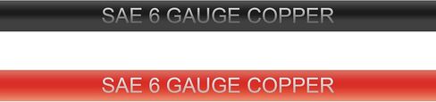Cartman 2 AWG 12 Inches Battery Iverter Cables Set with Terminals, 3/8-Inch Lugs (Positive and Negative) for Motorcycle, Automotive in Saudi Arabia