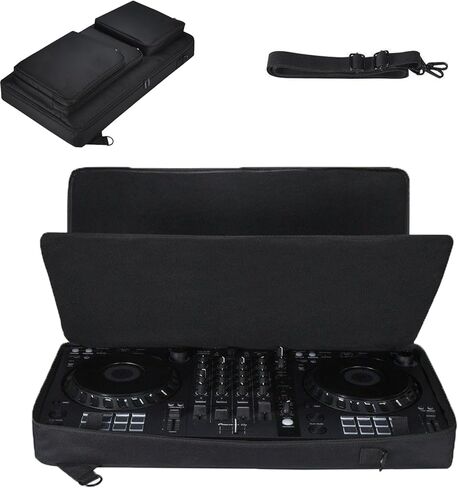 حقيبة حمل لجهاز التحكم Pioneer DJ DDJ-FLX6/DDJ-FLX6-GT/DDJ-SX/DDJ-SX2/DDJ-SX3، حقيبة واقية للسفر مع مساحة تخزين للملحقات وحزام كتف قابل للتعديل in Kuwait