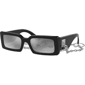 Dolce & Gabbana DG 4416 Black/Grey Silver Silver Chain 53/20/140 women Sunglasses
