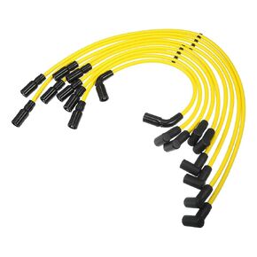ACROPIX Car Spark Plug Coil Wires Ignition Coil Harness Cable 8mm Fit for GMC K2500 C2500 C3500 5.7L 5.0L V8 No.88862381 - Pack of 9