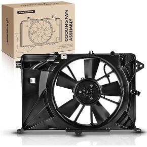 A-Premium Engine Radiator Cooling Fan Assembly with Brushless Motor Compatible with Select Jeep Models - MP Series Compass 2017-2022 2.4L - Replace# 68249185AB