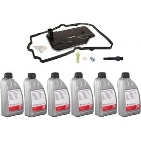 Complete Transmission Service Kit: 6L ATF, Filter, Gasket & Pan Bolts for Mercedes (2004-2010) Select Models