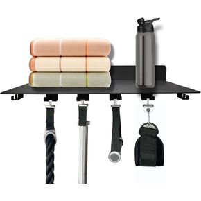 Fit for Tonal Accessory Floating Shelves Black Tonal Accessory Shelf Home Gym Accessories Workout Equipment Storage Rack T Lock Adapters Hanger