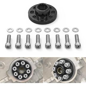 Bevinsee N55 S55 Crank Hub Bolt Capture Kit Compatible with BMW F30 M3 F80 M4 F82 M2 COMPETITION F87 335i 335is 435i 535i X1 X3 X5