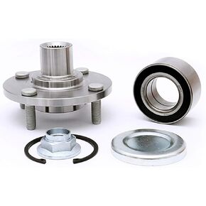 FKG 518510 Front Wheel Bearing Hub Assembly fit for 2000-2011 Ford Focus, 4 Lugs