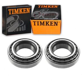 2 pc Timken Front Inner Wheel Bearing and Race Sets compatible with Chevrolet Camaro 1967-1992