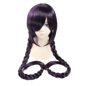 Xingwang Queen Anime Cosplay Wig Long Braid Purple Black Wig Women Girls' Party Wigs