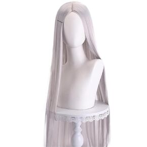 100cm Long Straight Cosplay Wig Anime Halloween Costume Party Wigs (Light Brown)