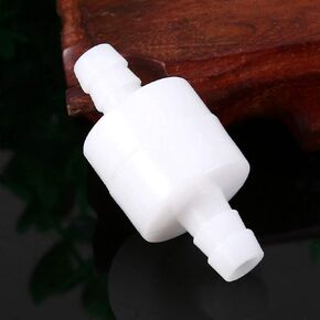 Brake Booster Check Valve 8Mm Check Valve White Plastic 8Mm Inline Check Valve Water Gas Air One Way Non Return