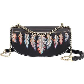 PIJUSHI Designer Genuine Leather Crossbody Bags for Women Mini Handmade Cross Body Purses and Handbags