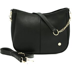 حقائب كروس عصرية + أنيقة للنساء - حقيبة كروس ماريسا سادل، كتف أو حقيبة يد من الجلد النباتي مع شريطين قابلين للتعديل in Kuwait