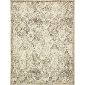 Unique Loom Tuareg Collection Vintage Distressed Traditional Area Rug, 9' x 12' 2" Rectangle, Beige/Brown