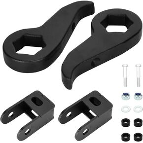 1-3" Torsion Keys with Shock Extenders Fit for Chevy Silverado 2500HD 3500HD 4WD 2011-2019, Fit for GMC Sierra 2500HD 3500HD 4WD 2011-2020(Only for 8-lug models) Heavy Duty Solid Leveling Lift Kits