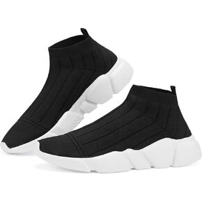 Santiro Mens Sneakers Gym Breathable Tennis Running Walking Slip On Shoes