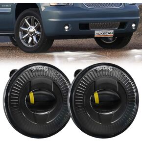 Auxbeam LED Fog Lights Compatible with Chevrolet Avalanche Suburban 2500, Suburban 1500 Tahoe, Camaro, Silverado, GMC Acadia, Yukon, Yukon XL, Sierra 2500 3500 Canyon, Pontiac G8 2008-2009