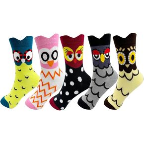 Bestjybt Women's Cat Socks Cute Animal Socks Funny Dog Socks Holiday Gift Socks for Women
