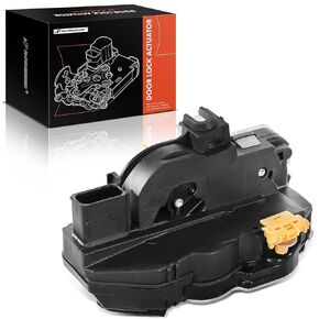A-Premium Front Left Driver Door Latch Lock Actuator Compatible with Cadillac SRX 2010-2016 Sport Utility & Chevrolet Volt 2011-2015 Hatchback, with Anti-Theft System, Replace# 13503777, 13579514