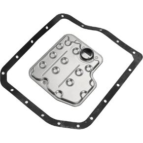 1Set Transmission Filter Gasket Kit for Lexus ES300 2002-2003 Engine Automatic Transmission Filter Kit Gasket No.3533033040 Silver Tone Metal
