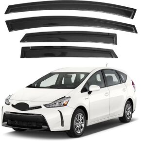 Window Visor Compatible with Toyota Corolla Hatchback 2019-2024, Rain Guard Tape-On Extra Durable Sun Wind Air Side Vent Window Deflector, 2019 2020 2021 2022 2023 2024