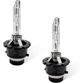 2 PCS Car HID Bulbs, D2S/D2C High Low Beam HID Xenon Bulbs Replacement, 6000K 35W Super Bright Vehicle Light Bulbs with Metal Stents Base, Practical Car Accessories