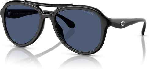 Coach Women's Hc8406u Universal Fit Aviator Sunglasses in Saudi Arabia