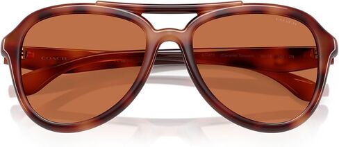 Coach Women's Hc8406u Universal Fit Aviator Sunglasses in Saudi Arabia