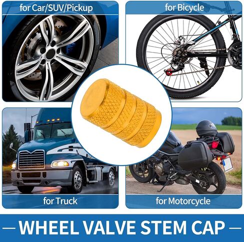 Tire Valve Stem Caps 11x17MM Car Wheel Valve Cap Aluminum Alloy Blue for Car Bike Motorcycle Truck Anti Crash Tyre Valve Stem Cover Valve Dust Cap Tire Valve Cap 5 Pcs in Saudi Arabia