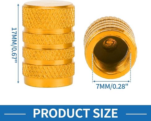 Tire Valve Stem Caps 11x17MM Car Wheel Valve Cap Aluminum Alloy Blue for Car Bike Motorcycle Truck Anti Crash Tyre Valve Stem Cover Valve Dust Cap Tire Valve Cap 5 Pcs in Saudi Arabia