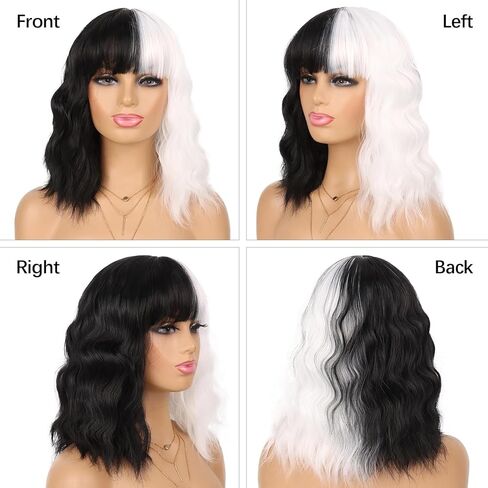 شعر مستعار مجعد باللون الأحمر والبرتقالي + نظارات + قلادة فيروزية + أقراط فيروزية للحبل زي Landlady Annie شعر مستعار زنجبيل مقاوم للحرارة للنساء لحفلات الهالوين أو المرح (مجموعة من 4 قطع) in Kuwait