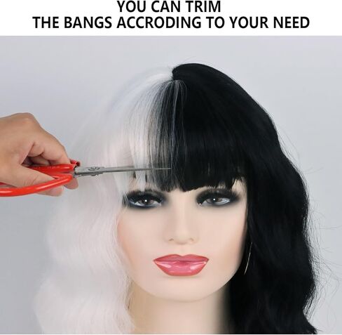 شعر مستعار مجعد باللون الأحمر والبرتقالي + نظارات + قلادة فيروزية + أقراط فيروزية للحبل زي Landlady Annie شعر مستعار زنجبيل مقاوم للحرارة للنساء لحفلات الهالوين أو المرح (مجموعة من 4 قطع) in Kuwait