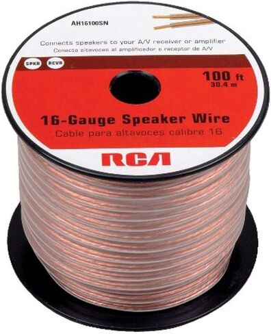RCA AH18100SR سلك مكبر صوت 18 درجة - 100 قدم in Saudi Arabia
