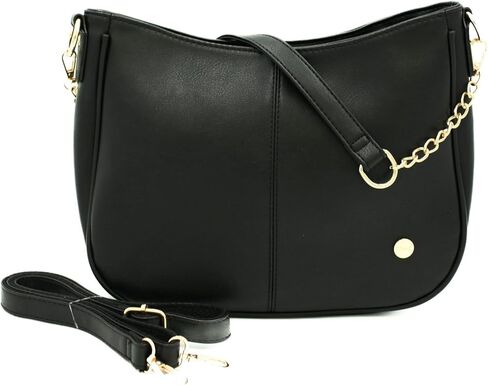 حقائب كروس عصرية + أنيقة للنساء - حقيبة كروس ماريسا سادل، كتف أو حقيبة يد من الجلد النباتي مع شريطين قابلين للتعديل in Kuwait