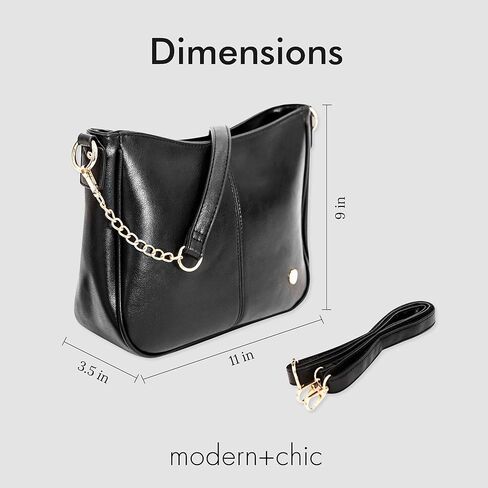 حقائب كروس عصرية + أنيقة للنساء - حقيبة كروس ماريسا سادل، كتف أو حقيبة يد من الجلد النباتي مع شريطين قابلين للتعديل in Kuwait