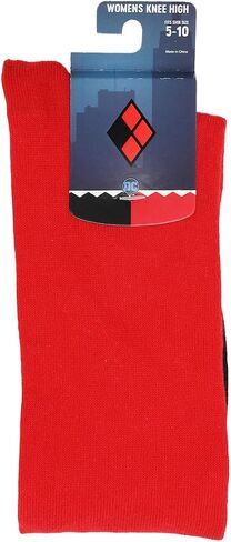 Bioworld Harley Quinn PomPom Women's Knee High Socks in Saudi Arabia