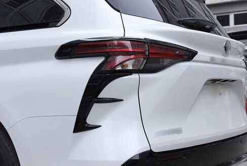 ملحقات السيارات ERIDANUS مناسبة لتويوتا سيينا 2025 2024 2023 2022 2021 أضواء خلفية جانبية مصباح صب غطاء الكسوة (أسود لامع) ABS 2 قطعة in Kuwait