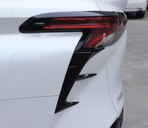 ملحقات السيارات ERIDANUS مناسبة لتويوتا سيينا 2025 2024 2023 2022 2021 أضواء خلفية جانبية مصباح صب غطاء الكسوة (أسود لامع) ABS 2 قطعة in Kuwait