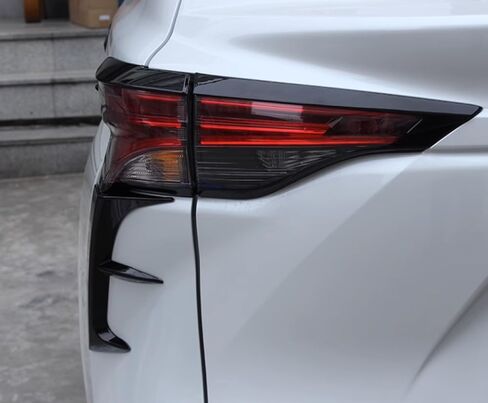 ملحقات السيارات ERIDANUS مناسبة لتويوتا سيينا 2025 2024 2023 2022 2021 أضواء خلفية جانبية مصباح صب غطاء الكسوة (أسود لامع) ABS 2 قطعة in Kuwait