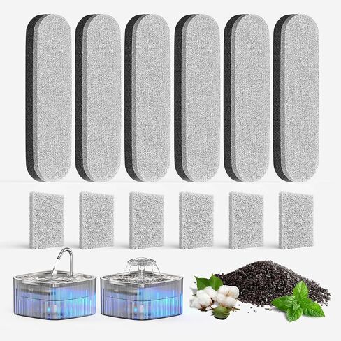 Cat Water Fountain: 75oz/2.2L Automatic Pet Water Dispenser for Cats with 304 Stainless Steel Water Tray & Faucet, Musical Wave Design with LED Indicator Pet Water Fountain for Cats Inside in Kuwait