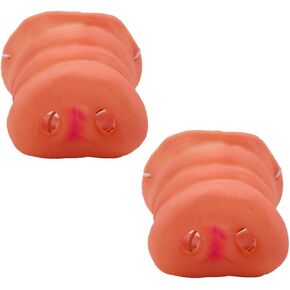 lasenersm 2 Pieces Pig Nose Costume Cosplay Pig Nose with Elastic Band for Halloween Party Supplies