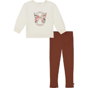 Lucky Brand girls 2pc Legging Set
