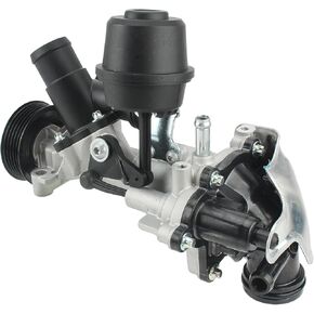 AUTOKAY 2702000801 Engine Water Pump W/Pulley & O-Ring [4,6Cyl 2.2 2.3 2.4 2.8 3.0 4.5L] Compatible with Mercedes-Benz [W115 W114 W123] 220, 220D, 250, 250C, 280C, 280S, 280SL, 300D, 300SD
