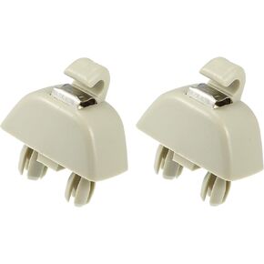 NO. 4F0857561 Sun Visor Support Clip Retainer for Audi A6 Quattro A7 A8 RS6 for VW Passat/Sun Visor Support Clip Holder Bracket Hanger/Anti Vibration Plastic / 2Pcs Beige