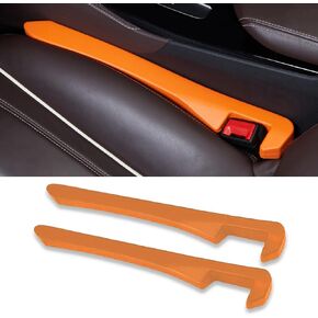 Car Seat Gap Filler, Seat Gap Plug Strip Between Console and Seat Car Crevice Cather Universal Automotive Interior Accessories, Pack of 2, Black