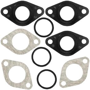 3Pcs PZ19 19MM Carburetor Intake Gasket for 50cc 70cc 90cc 110cc Pit Dirt Bike Go Kart ATV Quad Baja Buggy Coolster JCL Kazuma Lance Roketa SunL TaoTao BBR SDG SSR Pitster Pit Pro