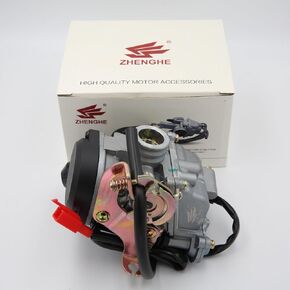 PD18J High Performance 50cc Carburetor 4 Stroke GY6 High Performance 139QMB Carburetor for 49cc 50cc Scooter Moped PD18J Carb Engine