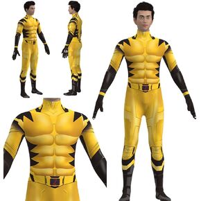 Anime Jumpsuit Costume Outfit Anime Cosplay Bodysuit Jumpsuit Uniform Men Halloween