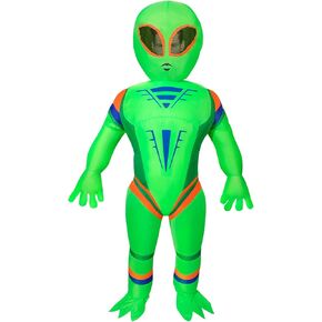 Inflatable Costume Alien Halloween Inflatable Costumes for Adults, Alien Kidnapping Inflatable Costumes,Funny Halloween (Alien Warrior)