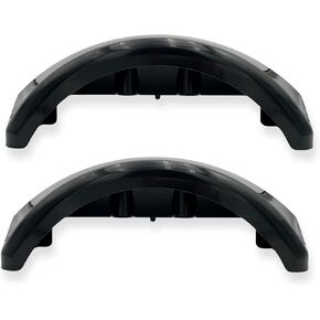 Tie Down 86555L-2 Black Bracketless Plastic Fender for 12in. Wheel Size, 2-Pack