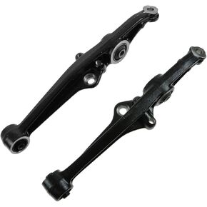 TRQ Front Lower Control Arm Set Compatible with 1988-1991 Honda Civic CRX